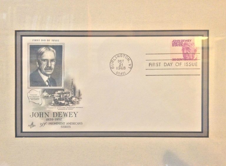 John Dewey postage stamp